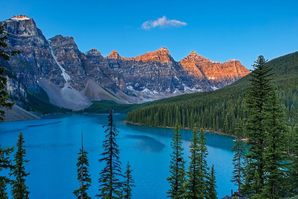 Canada-Alberta-Banff National Park Moraine Lake and Valley of the Ten Peaks at sunrise art print by Jaynes Gallery for $57.95 CAD